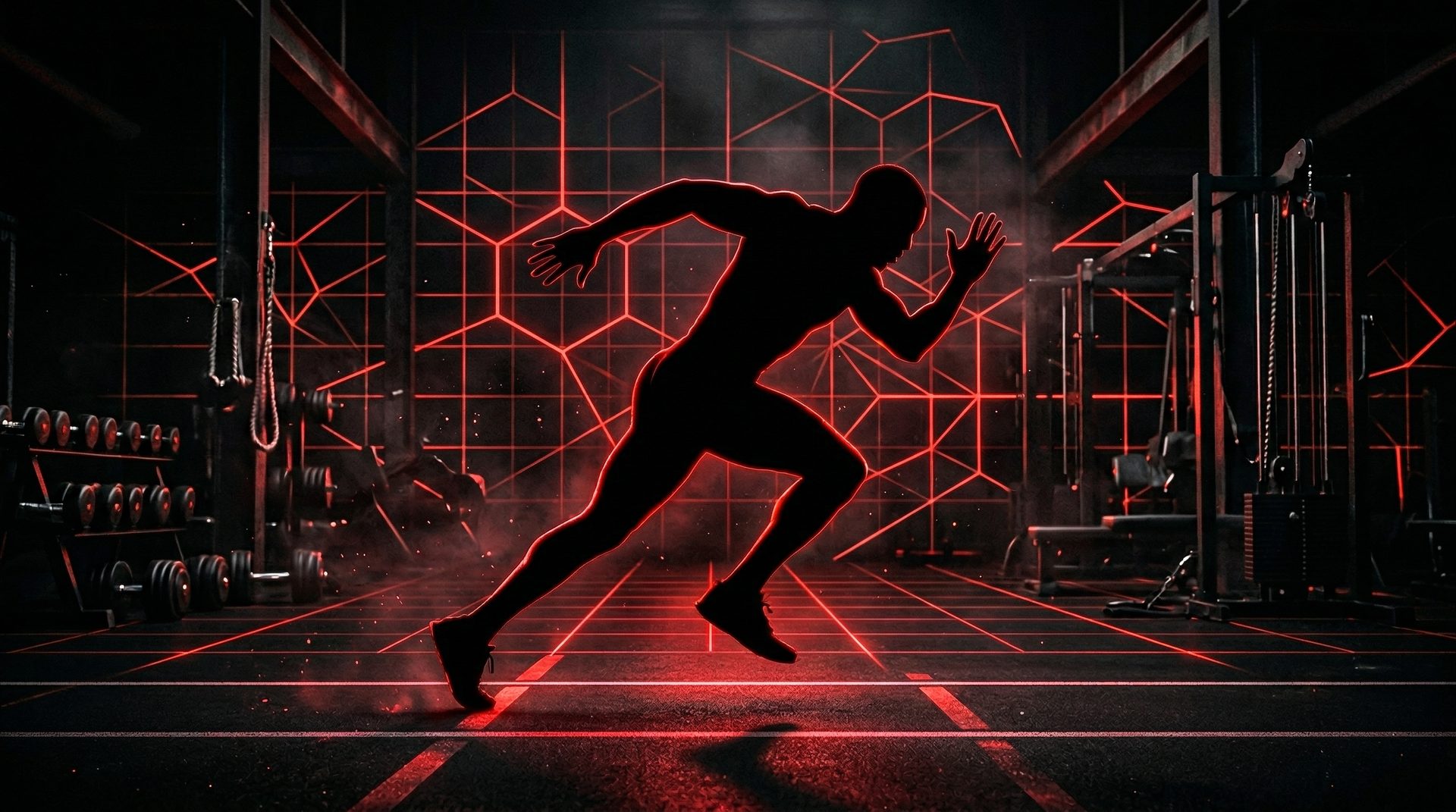 Sweaty Mob hero: gamers working out while gaming